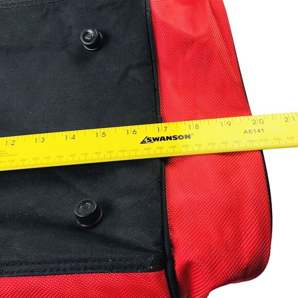 USA Tai Kwon Do Vision Deluxe Equipment Bag Black Red Blue 17"X 10"X 12" - Picture 12 of 15